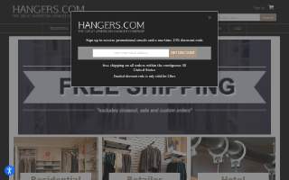 Hangers Cleaners website