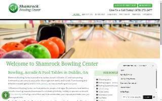 Shamrock Bowling Center website