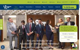 Virguez Law - Atlanta Personal Injury, Accident & Immigration Attorneys website