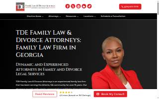 TDE Family Law & Divorce Attorneys website