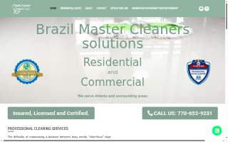 Brazil Master Cleaners LLC website