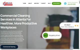 Spot It Cleaning Services website