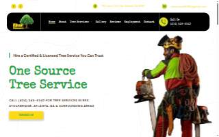 One Source Tree Service Inc. website