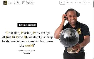 Just In Time DJ/Entertainment (Atlanta) website