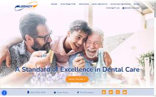 The Legacy Dental Group website