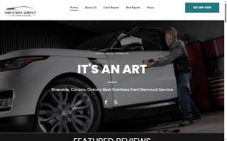 The Dent Specialist: Auto Body & Paint Center website