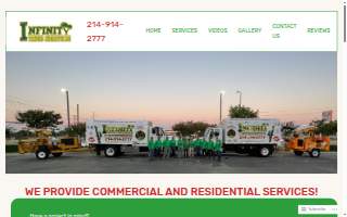 Infinity Tree Service website