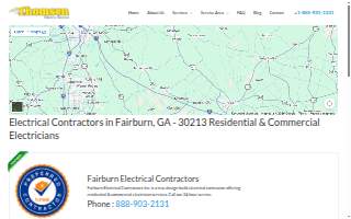 G P Electrical Contractors website