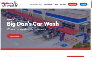 Big Dan's Car Wash website