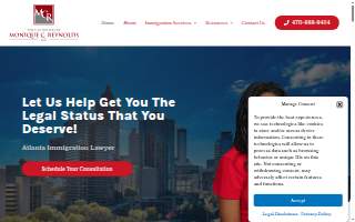 The Law Offices of Monique C. Reynolds, LLC website