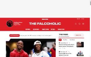 Falcons United Sports website