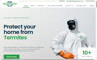Omega Pest Solution website