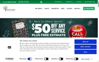 Peachtree Pest Control website