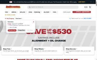 Tire Discounters of Fayetteville website