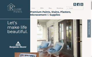 Revere Paints | Benjamin Moore | Fayetteville GA website