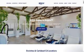 Rejuv Spa website