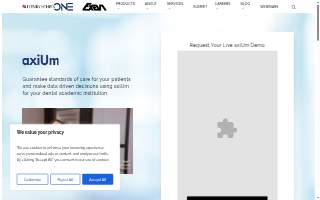 Axium Home Inspections website