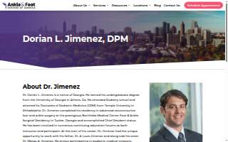 Dr. Dorian Jimenez, DPM website