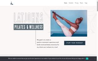 LatJohns Pilates website