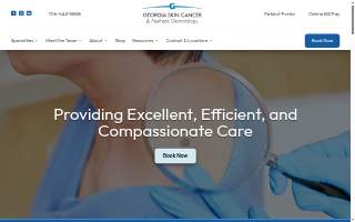 Georgia Skin Center website