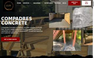 Compadres Concrete website