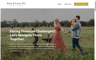 Kelley, Lovett & Sanders, P.C. website