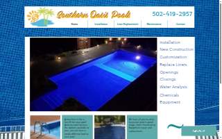 Southern Oasis Pools & Spas website