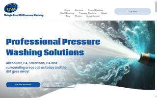 Shingle Pros USA Pressure Washing website