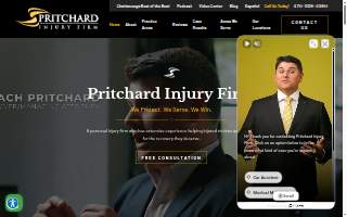 Pritchard Injury Firm website