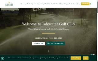 Tidewater Golf Club website
