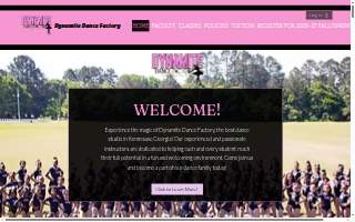 Dynamite Dance Factory website