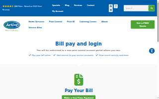 Active Pest Control of Kingsland website