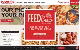 Your Pie Pizza of LaGrange website