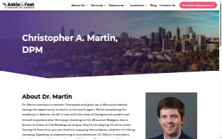 Christopher Martin website