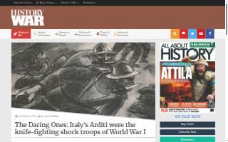 Arditi Pizzeria website
