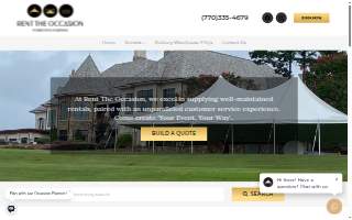 Rent The Occasion website