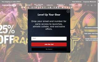 Takedown Sportswear of Lawrenceville website