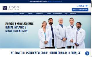 Oral Surgery at Lipson Dental Group website