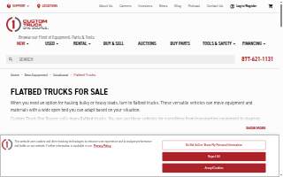 Flatbed LTL by Comet National Shipping website