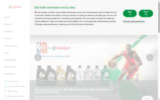 Castrol Fast Lube website