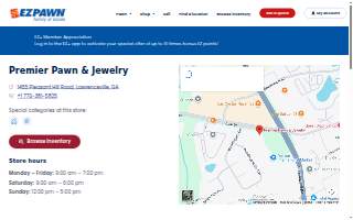 Premier Pawn & Jewelry website