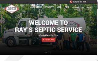 Ray's Septic Service of Milton website