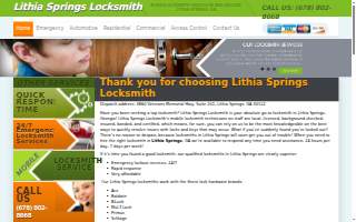 Locksmith Lithia Springs LLC website