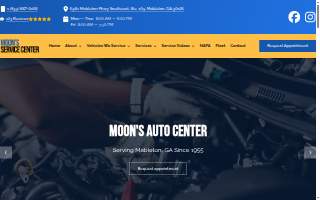 Moon's Service Center website
