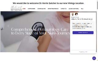 Atlanta West Dermatology website