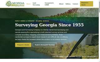 Georgia Land Surveying of Mableton website