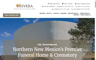 Riveras Swimming Pool and Lawn Care website