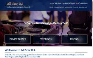 All Star DJ Company of McDonough website