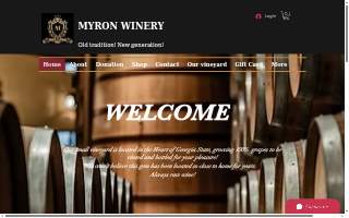 MYRON WINERY & Co website