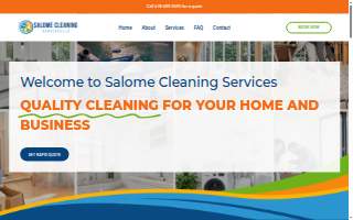 Salome Cleaning Services website